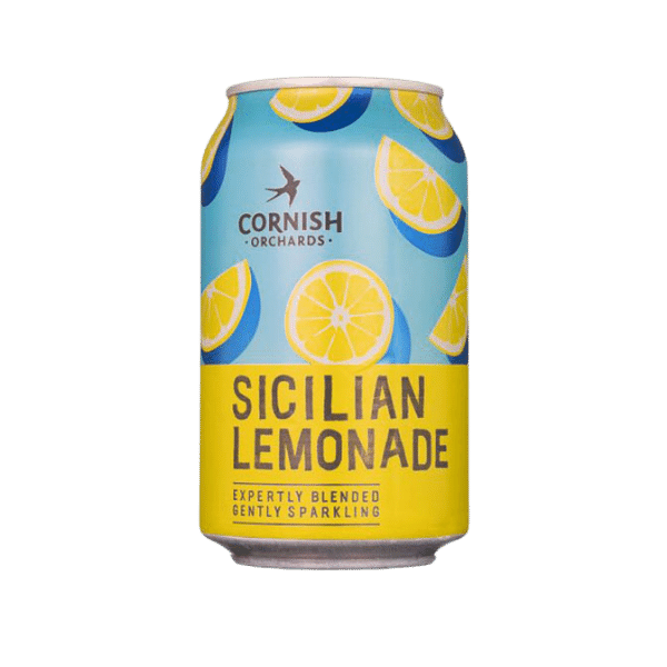 Cornish Orchards Sicilian Lemonade 330ml Cans