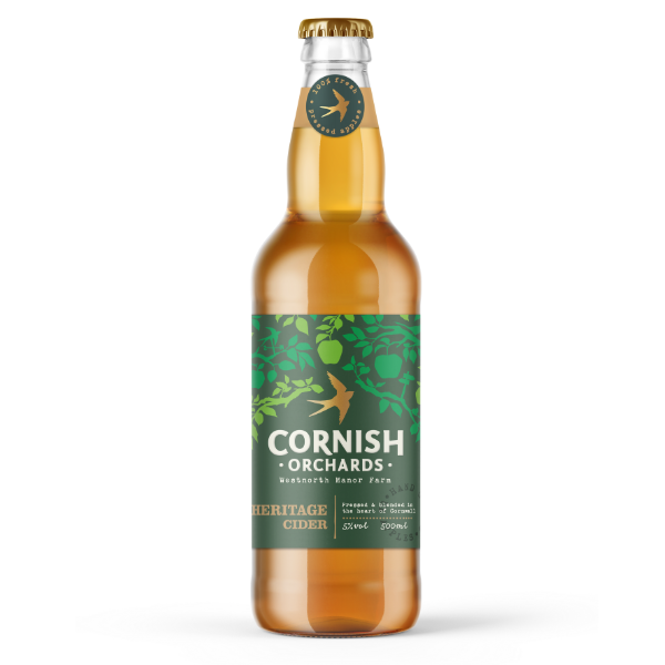 Cornish Orchards Heritage Cider 500ml Bottle