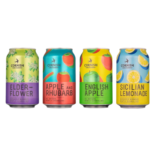 Cornish Orchards Soft Drink Can Multi Pack 24 x 330