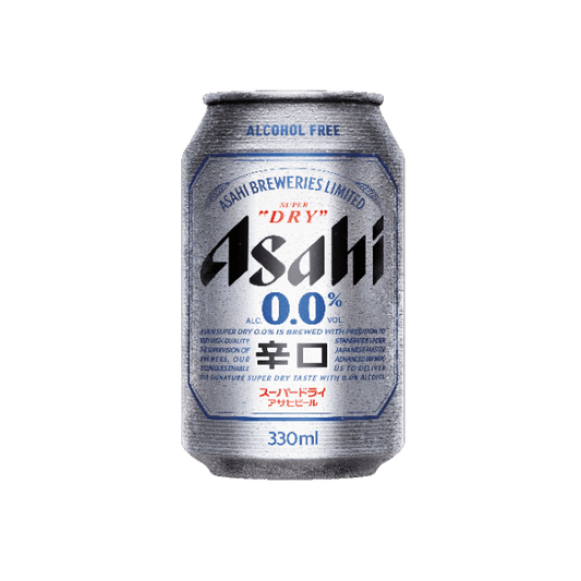 Asahi Super Dry 0.0% 330ml Can