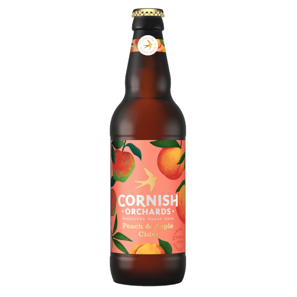 Cornish Orchards Peach Cider 500ml x12