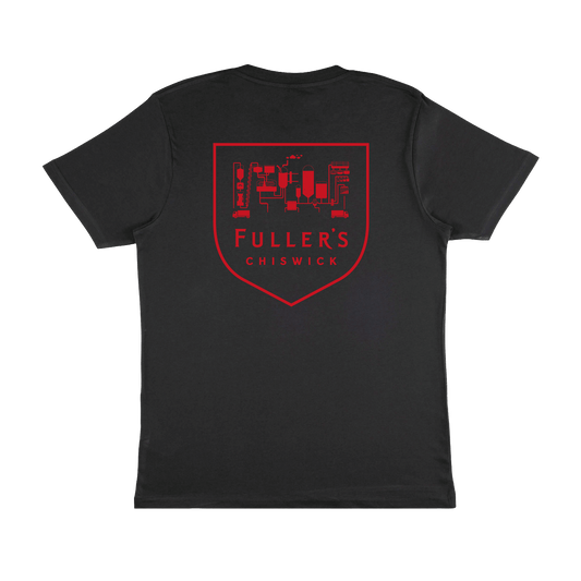 Fuller's Brewing Process T Shirt - Black
