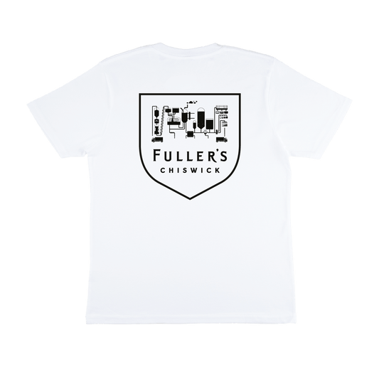 Fuller's Brewing Process T Shirt - White