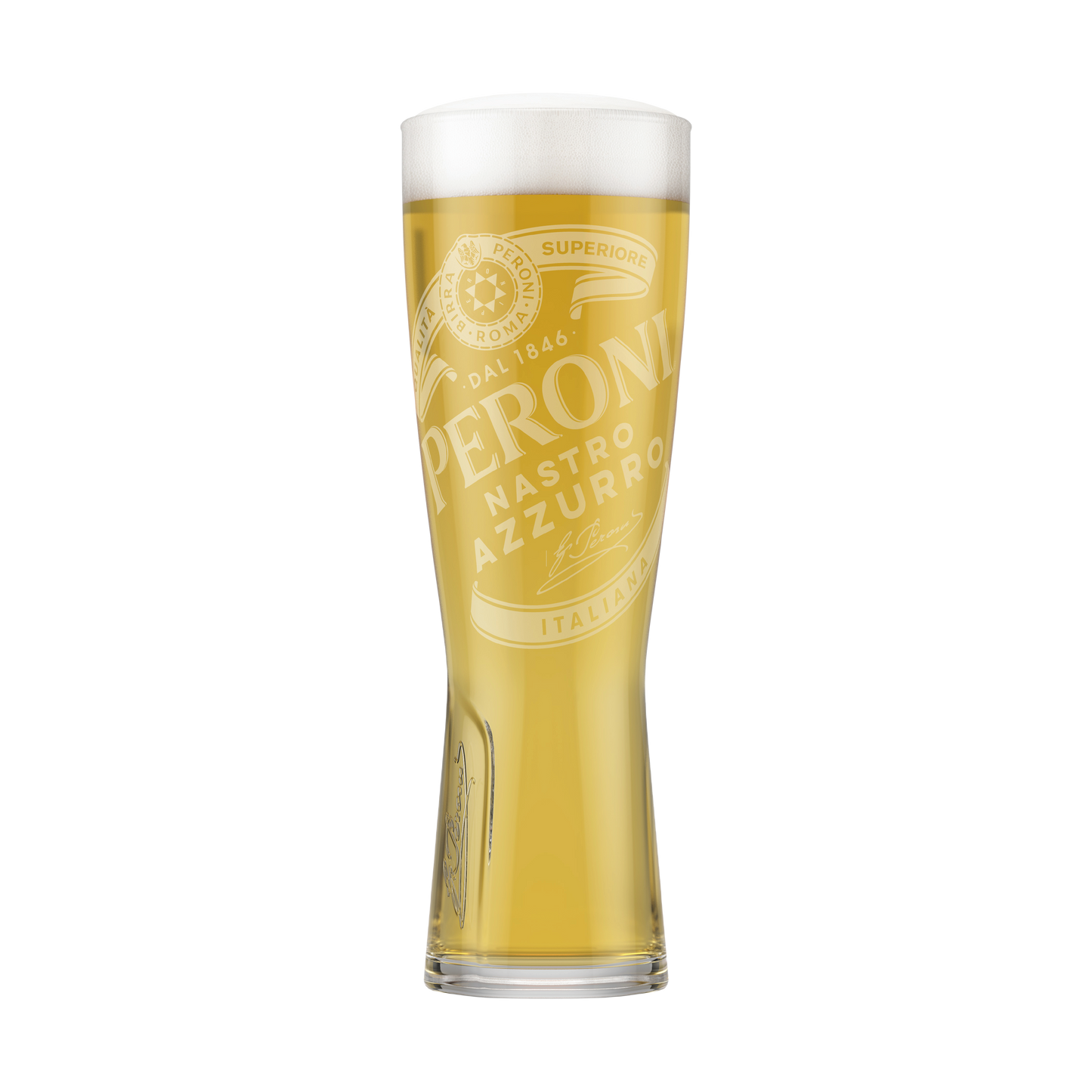 Peroni Nastro Azzurro Pint Glass